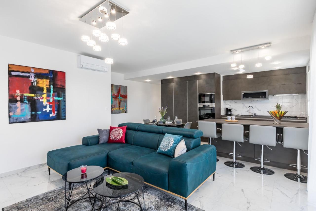 Elysian Zen Luxury Apartment - Two Bedroom Apartment With Terrace And Sea View Split Ngoại thất bức ảnh